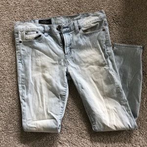 jcrew pinstripe pants, 29 ankle